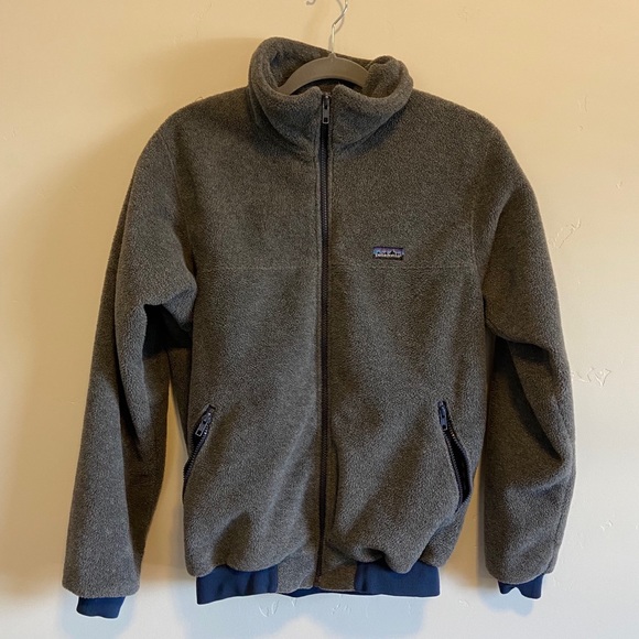 Patagonia Jackets & Blazers - Vintage Patagonia Blue/Grey Zip Up Jacket